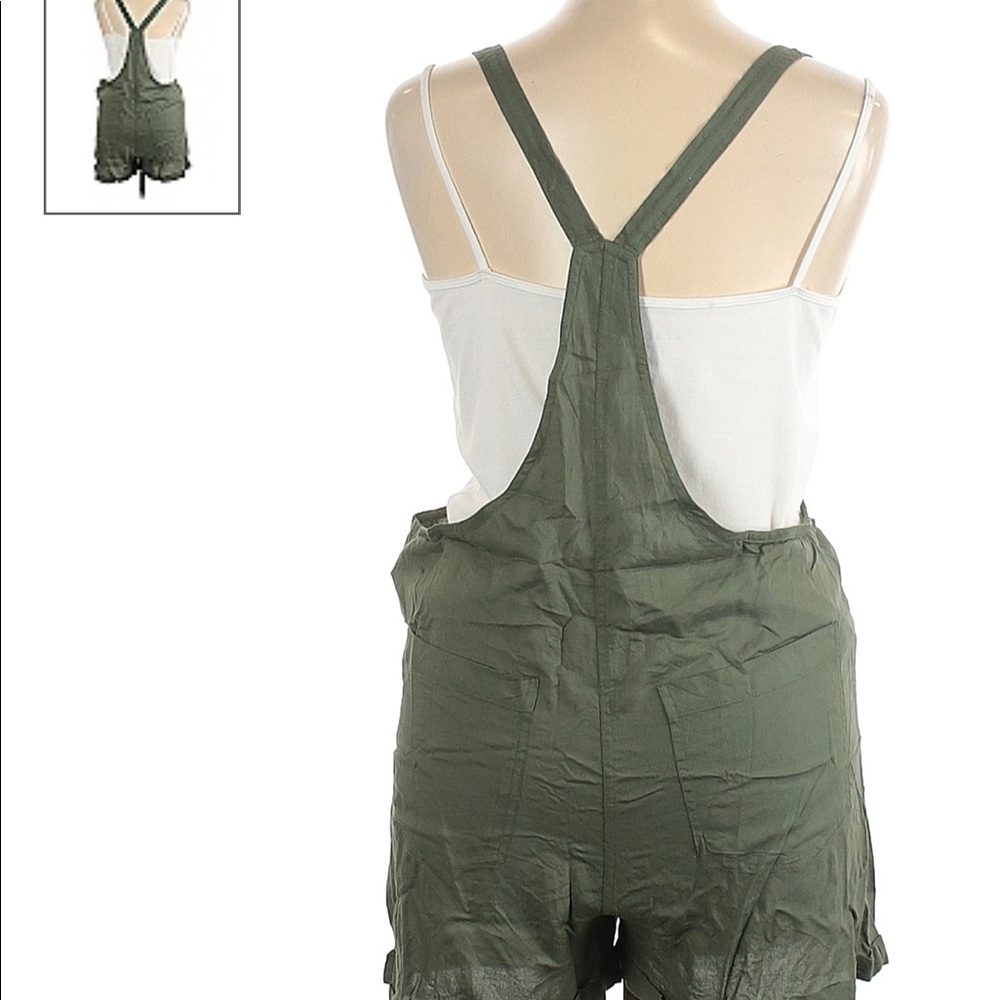 Green Short Overalls